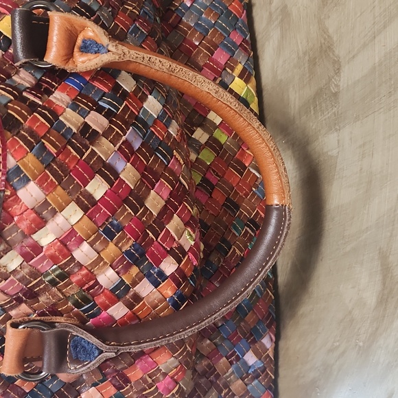 Multicolor leather purse - Picture 5 of 10